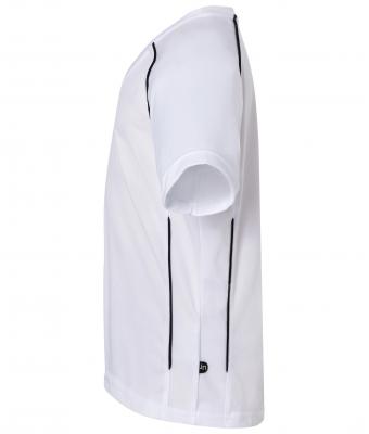 Kinder Team Shirt Junior White/black 7455