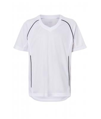 Kids Team Shirt Junior White/black 7455