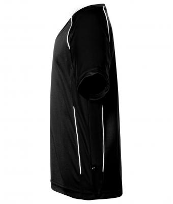Kinderen Team Shirt Junior Zwart/wit 7455