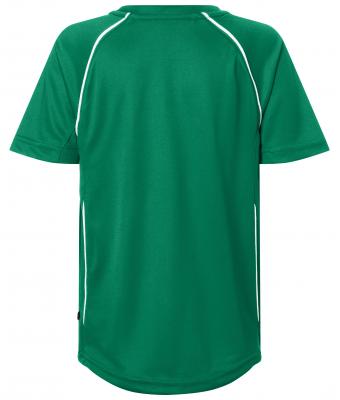 Kinderen Team Shirt Junior Groen/wit 7455