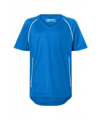 Kinderen Team Shirt Junior Royal/wit 7455