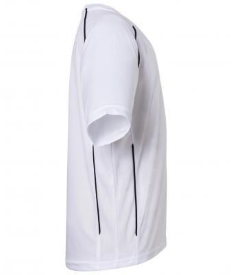 Kinderen Team Shirt Junior Wit/zwart 7455