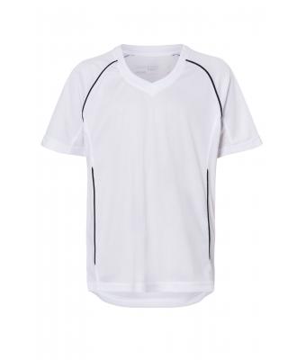Kinderen Team Shirt Junior Wit/zwart 7455