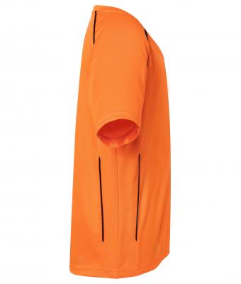 Kinderen Team Shirt Junior Oranje/zwart 7455