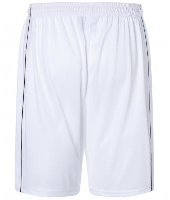 Unisex Basic Team Shorts White/black 7456