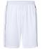 Unisex Basic Team Shorts White/black 7456