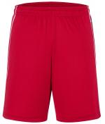Unisex Basic Team Shorts Red/white 7456