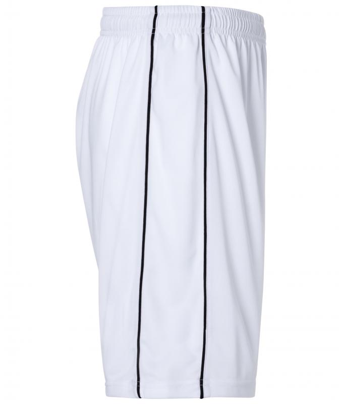 Unisex Basic Team Shorts White/black 7456