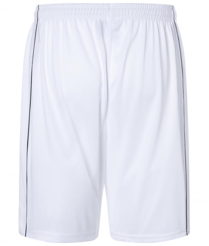 Unisex Basic Team Shorts White/black 7456