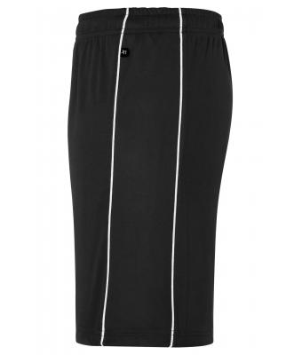 Unisex Basic Team Shorts Zwart/wit 7456