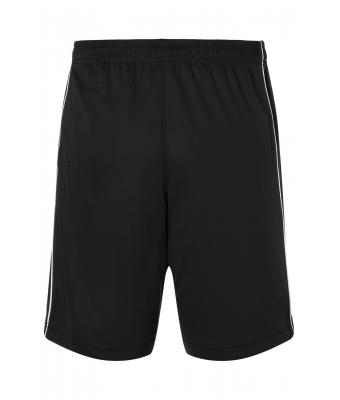 Unisex Basic Team Shorts Zwart/wit 7456