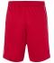 Unisex Basic Team Shorts Rood/wit 7456
