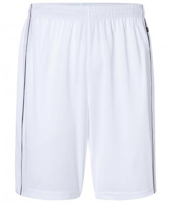Unisex Basic Team Shorts Wit/zwart 7456