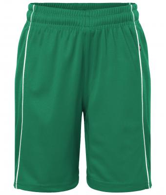 Kinder Basic Team Shorts Junior Green/white 7457