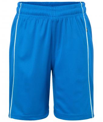 Kinder Basic Team Shorts Junior Royal/white 7457