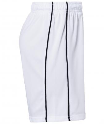 Kinder Basic Team Shorts Junior White/black 7457