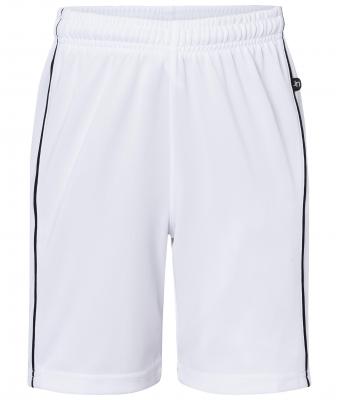 Kinder Basic Team Shorts Junior White/black 7457