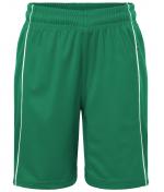 Kids Basic Team Shorts Junior Green/white 7457