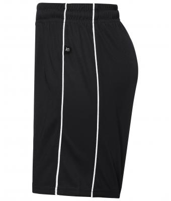 Kinderen Basic Team Shorts Junior Zwart/wit 7457
