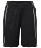 Kinderen Basic Team Shorts Junior Zwart/wit 7457