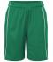 Kinderen Basic Team Shorts Junior Groen/wit 7457