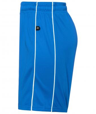 Kinderen Basic Team Shorts Junior Royal/wit 7457