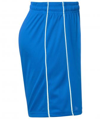 Kinderen Basic Team Shorts Junior Royal/wit 7457