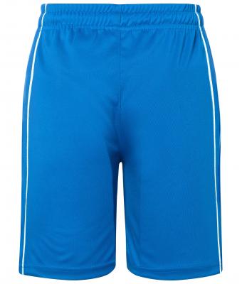 Kinderen Basic Team Shorts Junior Royal/wit 7457