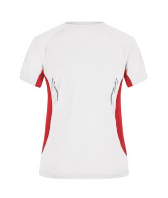 Dames Ladies' Running-T Wit/rood 7460