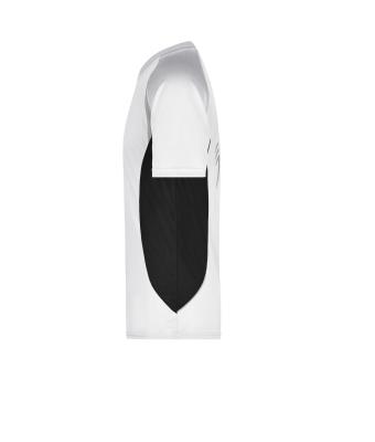 Herren Men's Running-T White/black 7461