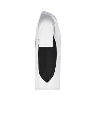 Herren Men's Running-T White/black 7461