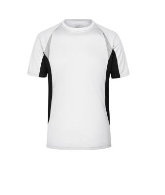 Herren Men's Running-T White/black 7461