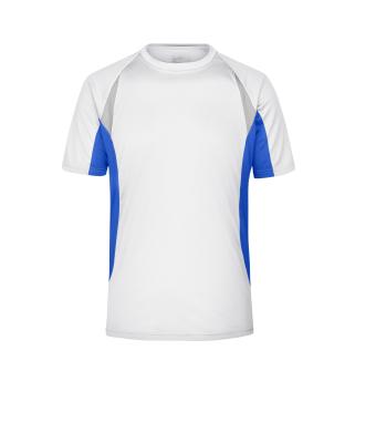 Men Men's Running-T White/royal 7461