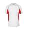 Heren Men's Running-T Wit/rood 7461