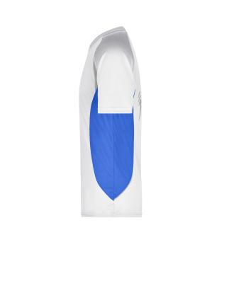 Heren Men's Running-T Wit/royal 7461