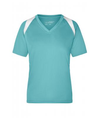 Damen Ladies' Running-T Mint/white 7466