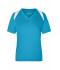 Damen Ladies' Running-T Turquoise/white 7466