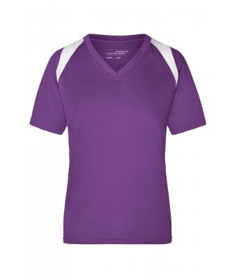 Ladies Ladies' Running-T Purple/white 7466