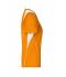 Femme T-shirt femme respirant manches courtes Orange/blanc 7466
