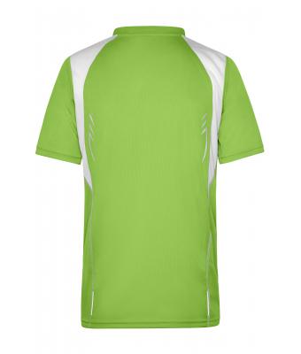 Herren Men's Running-T Lime-green/white 7467
