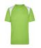 Heren Men's Running-T Lime/wit 7467