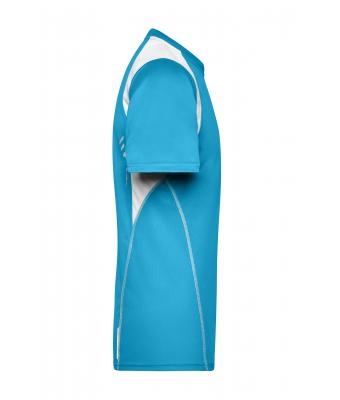 Heren Men's Running-T Turquoise/wit 7467