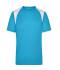 Heren Men's Running-T Turquoise/wit 7467