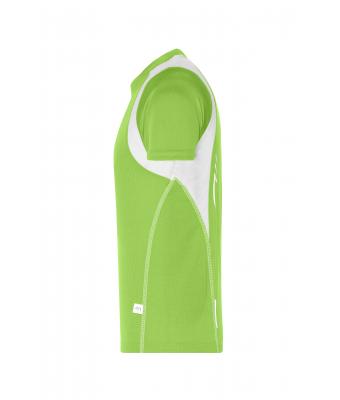 Kinderen Running-T Junior Lime/wit 7923