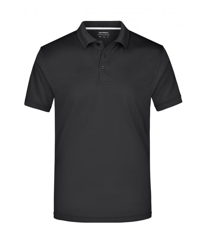 Men Men's Polo High Performance Black 7471