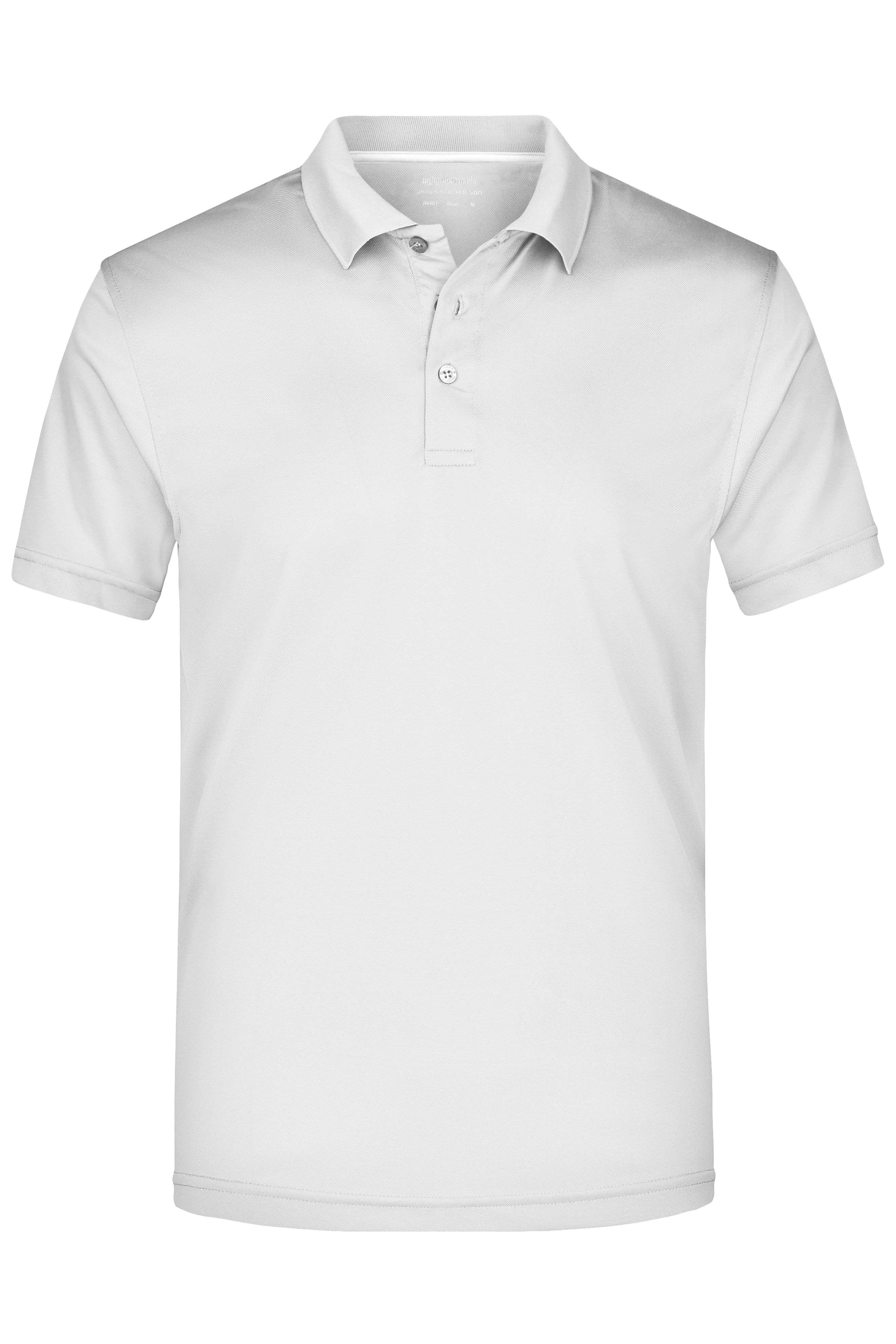 Mens White Polo
 Men Men s Polo High Performance White Daiber