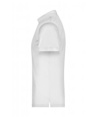 Homme Polo respirant homme en micro polyester Blanc 7471