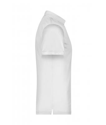 Homme Polo respirant homme en micro polyester Blanc 7471