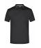 Homme Polo respirant homme en micro polyester Noir 7471