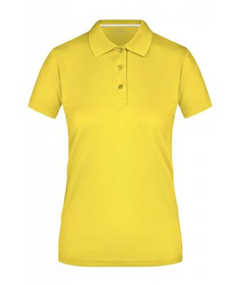 Damen Ladies' Polo High Performance Yellow 7478